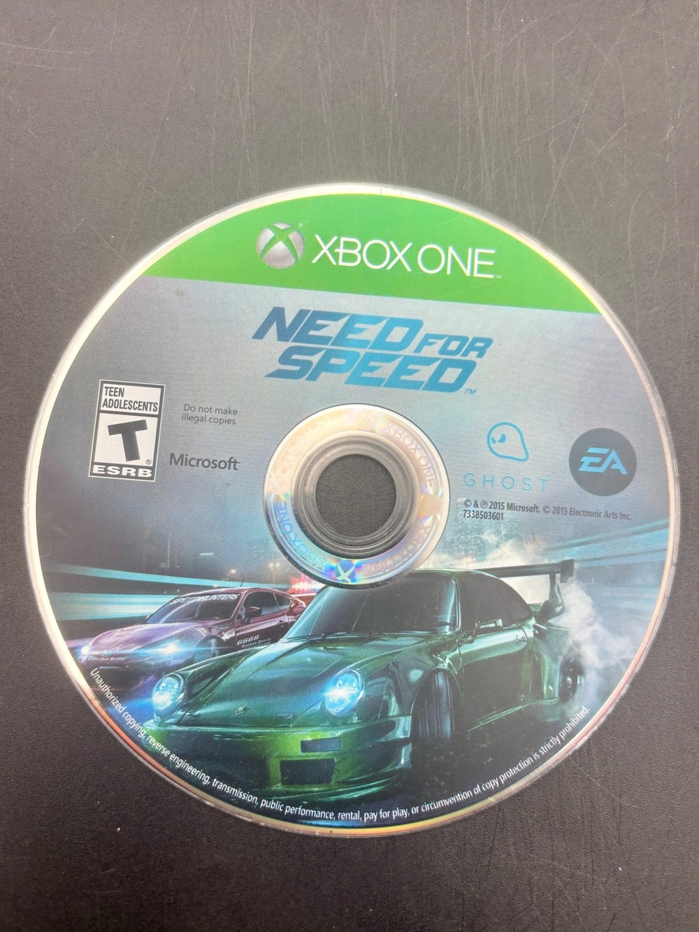 Need For Speed - Microsoft Xbox One, missing original box